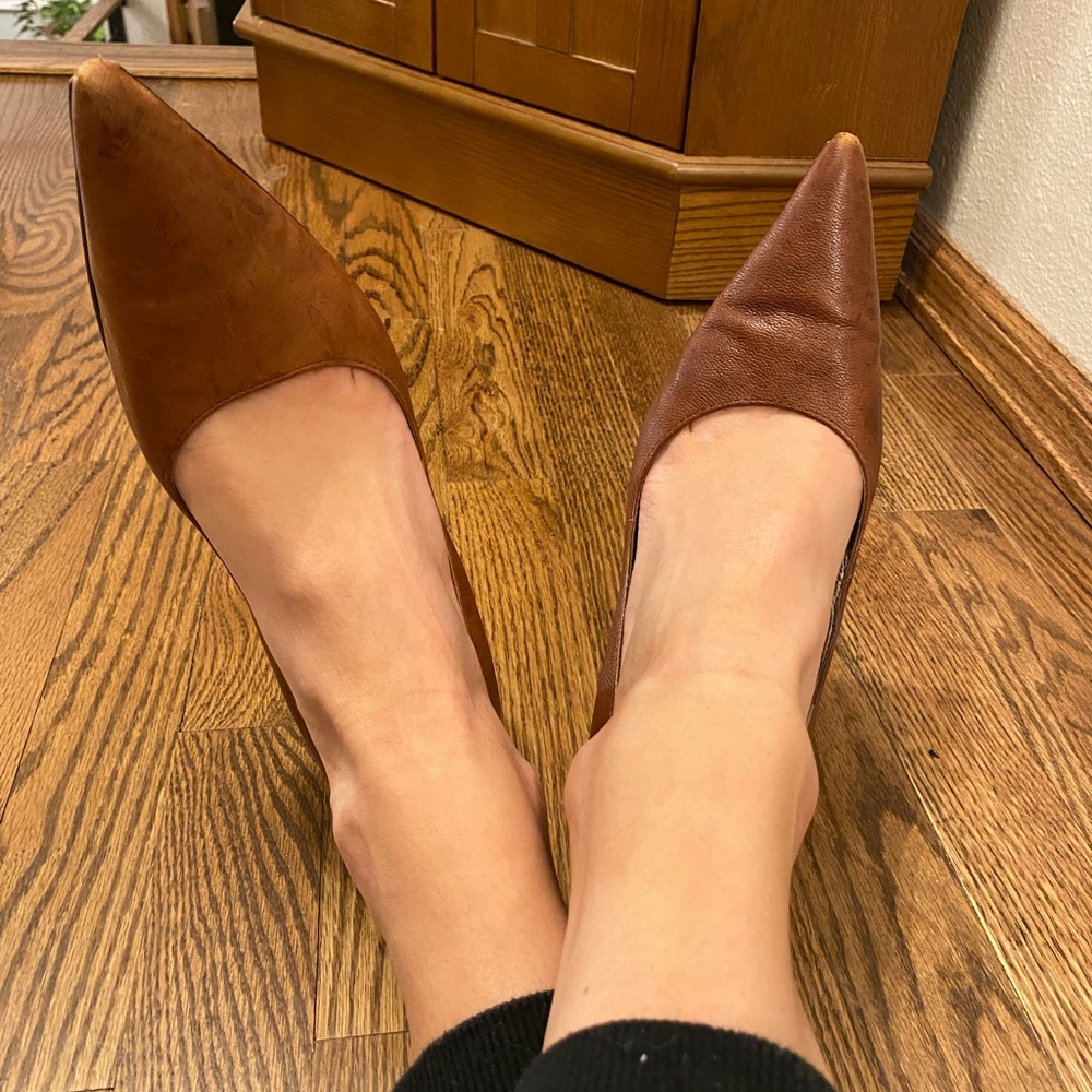Light Brown Leather Heels